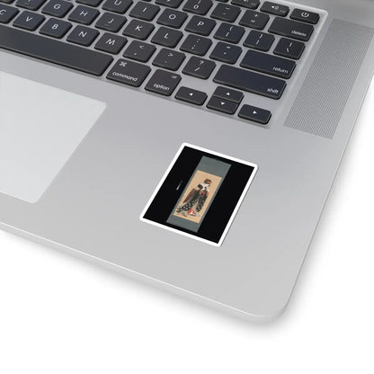 Torii Kiyotomo - Woman with Battledore and Shuttlecock - 1815–20 v2 - STICKER Vinyl Kiss-Cut Decal