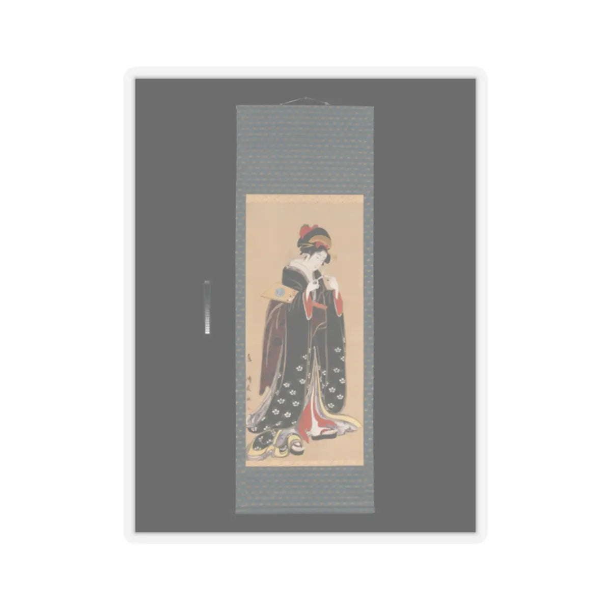 Torii Kiyotomo - Woman with Battledore and Shuttlecock - 1815–20 v2 - STICKER Vinyl Kiss-Cut Decal