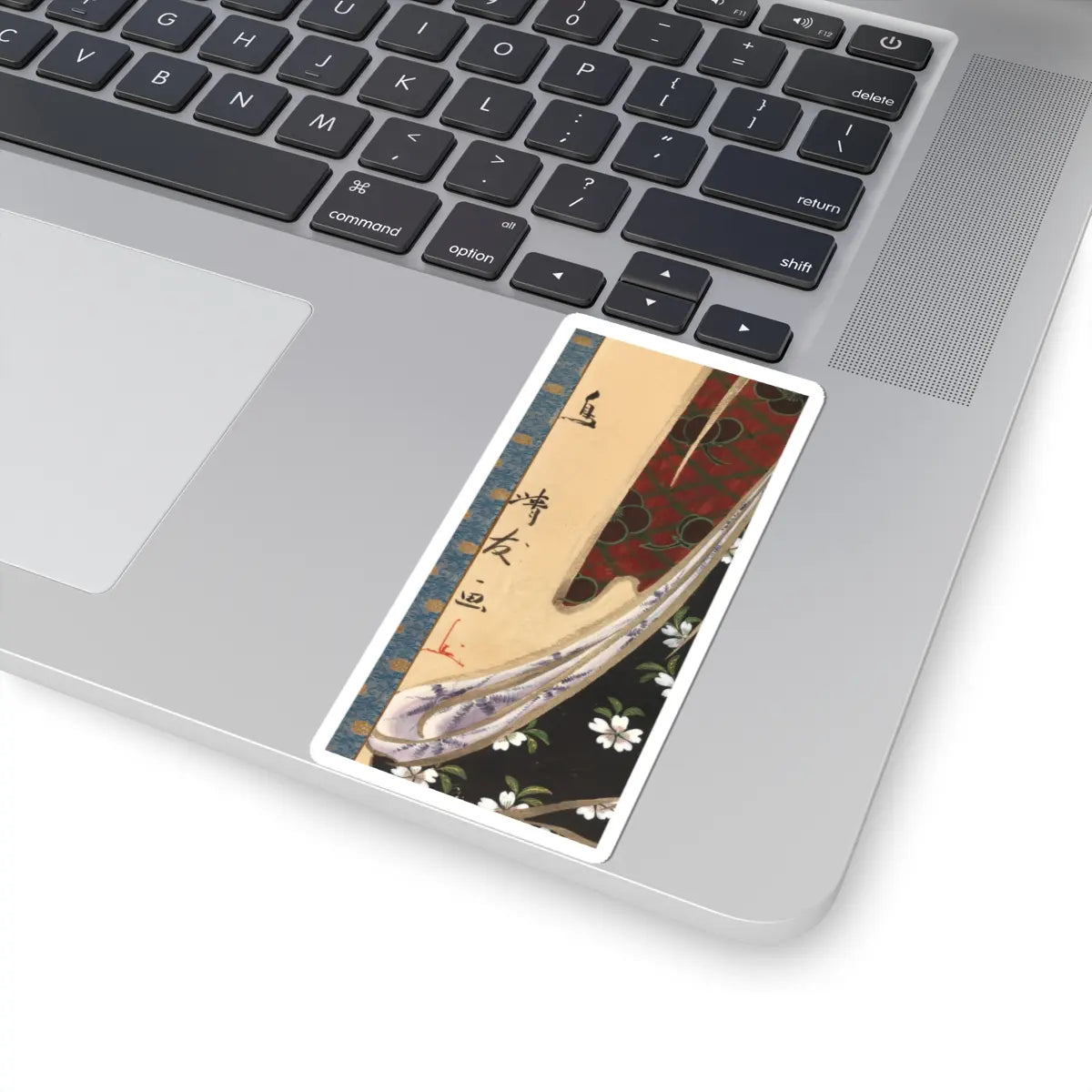 Torii Kiyotomo - Woman with Battledore and Shuttlecock - 1815–20 v3 - STICKER Vinyl Kiss-Cut Decal