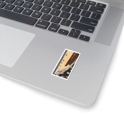 Torii Kiyotomo - Woman with Battledore and Shuttlecock - 1815–20 v3 - STICKER Vinyl Kiss-Cut Decal
