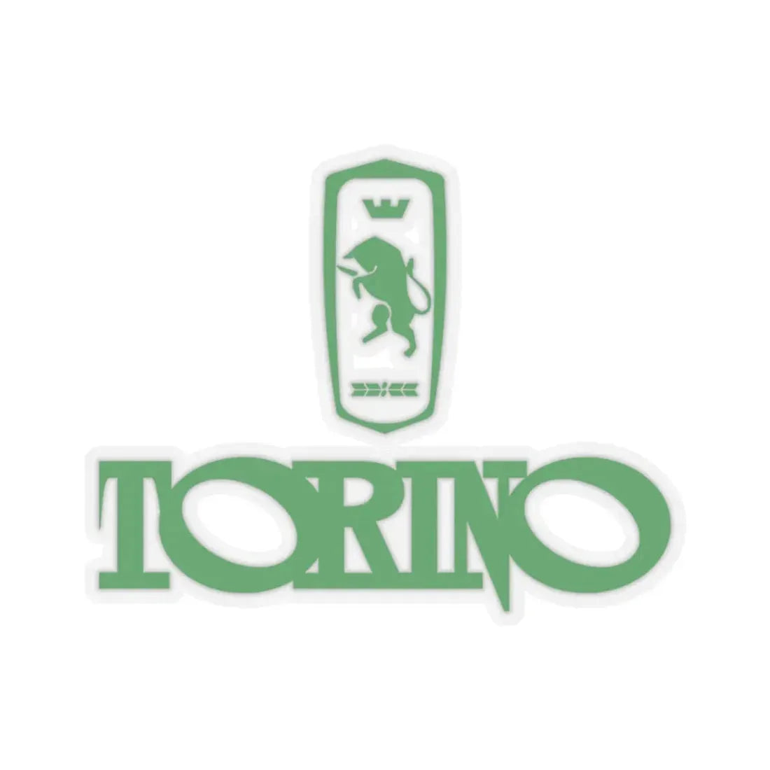 Torino Argentino (full logo green) (Logo) STICKER Vinyl Kiss-Cut Decal 3 Inch Transparent - The Sticker Space