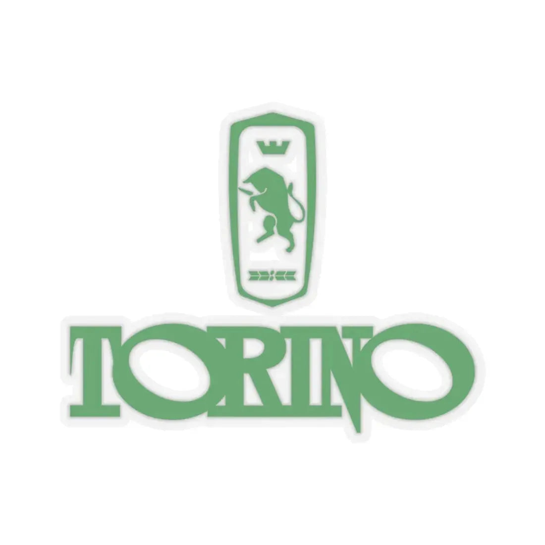 Torino Argentino (full logo green) (Logo) STICKER Vinyl Kiss-Cut Decal 4 Inch Transparent - The Sticker Space