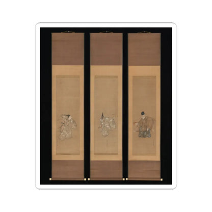 Toriyama Sekien - The Auspicious Noh Dance Okina - ca. 1790–95 v1 - STICKER Vinyl Kiss-Cut Decal