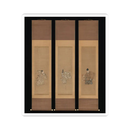 Toriyama Sekien - The Auspicious Noh Dance Okina - ca. 1790–95 v1 - STICKER Vinyl Kiss-Cut Decal