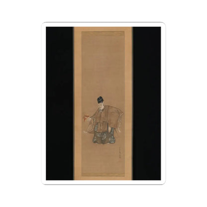 Toriyama Sekien - The Auspicious Noh Dance Okina - ca. 1790–95 v2 - STICKER Vinyl Kiss-Cut Decal