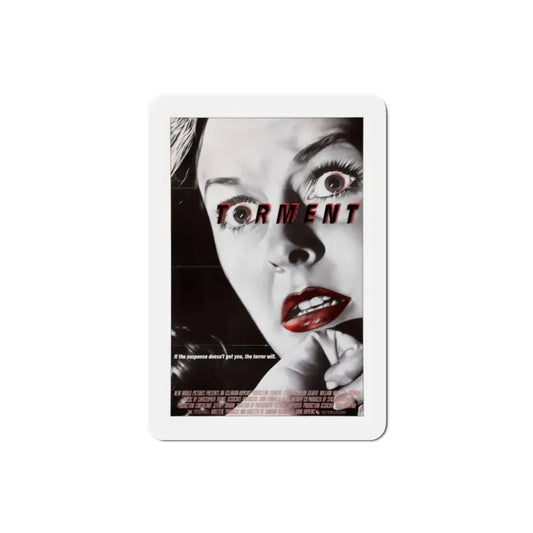 Torment 1986 Movie Poster Refrigerator Magnet 2 Inch - The Sticker Space