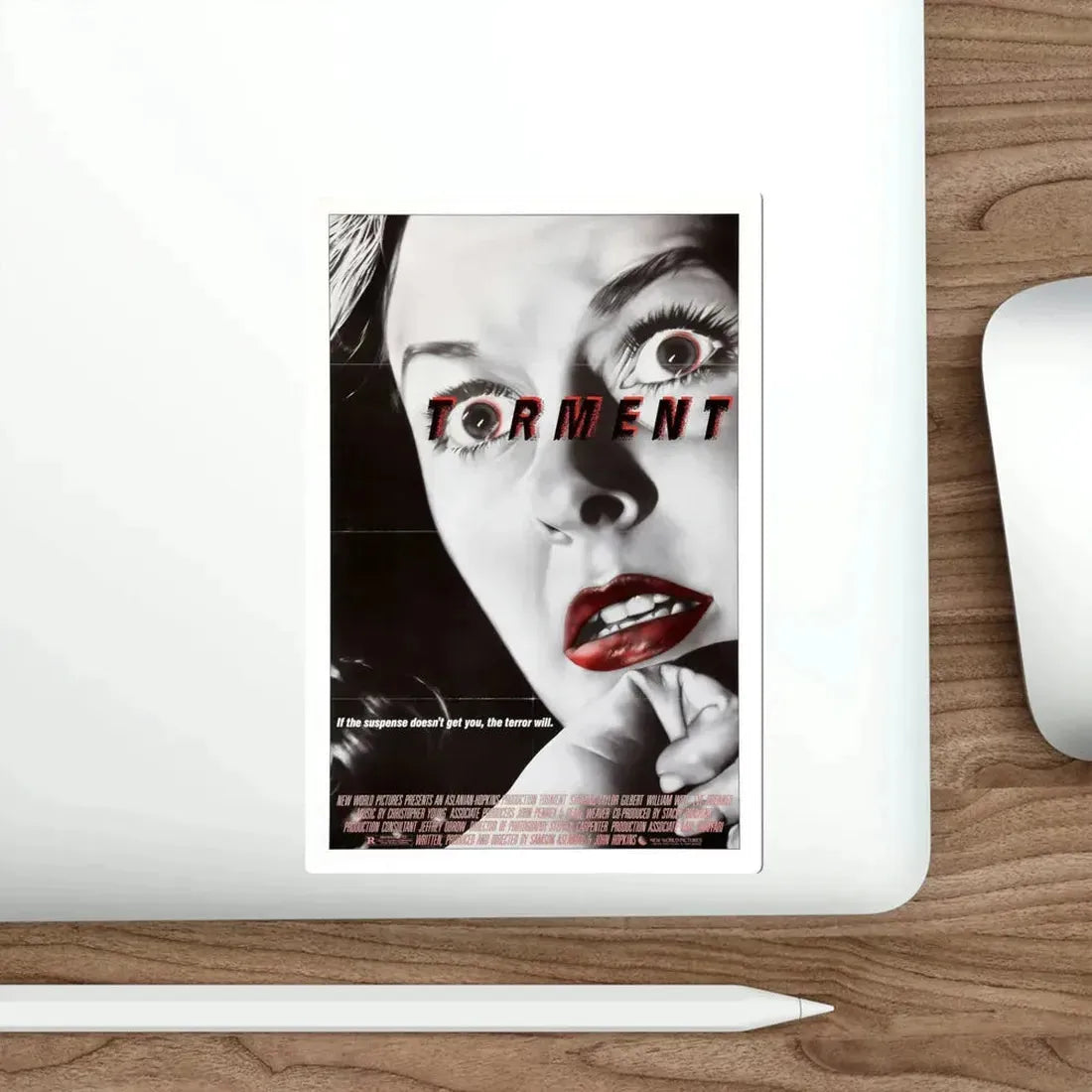 Torment 1986 Movie Poster STICKER Vinyl Die-Cut Decal - The Sticker Space