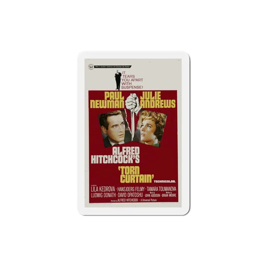 Torn Curtain 1966 Movie Poster Refrigerator Magnet 3 Inch - The Sticker Space