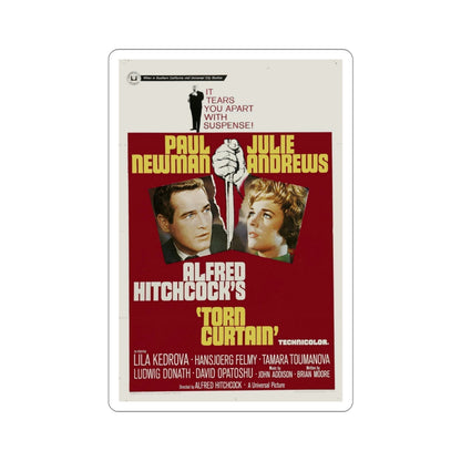 Torn Curtain 1966 Movie Poster STICKER Vinyl Die-Cut Decal-4 Inch-The Sticker Space