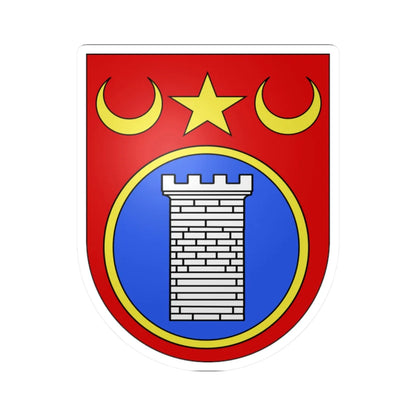 Torny-coat of arms (Switzerland) (Coat of Arms) STICKER Vinyl Kiss-Cut Decal 2 Inch White - The Sticker Space