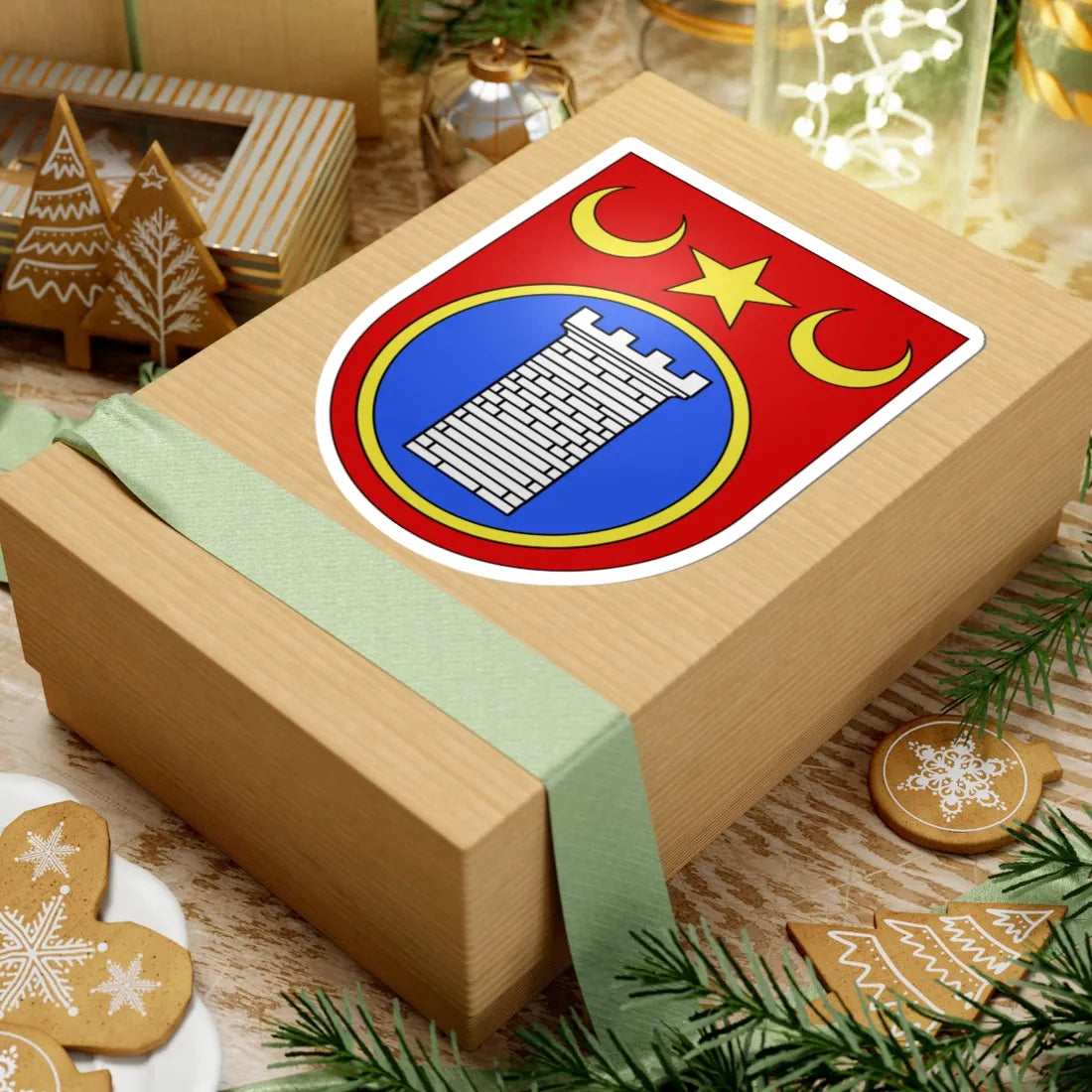 Torny-coat of arms (Switzerland) (Coat of Arms) STICKER Vinyl Kiss-Cut Decal - The Sticker Space