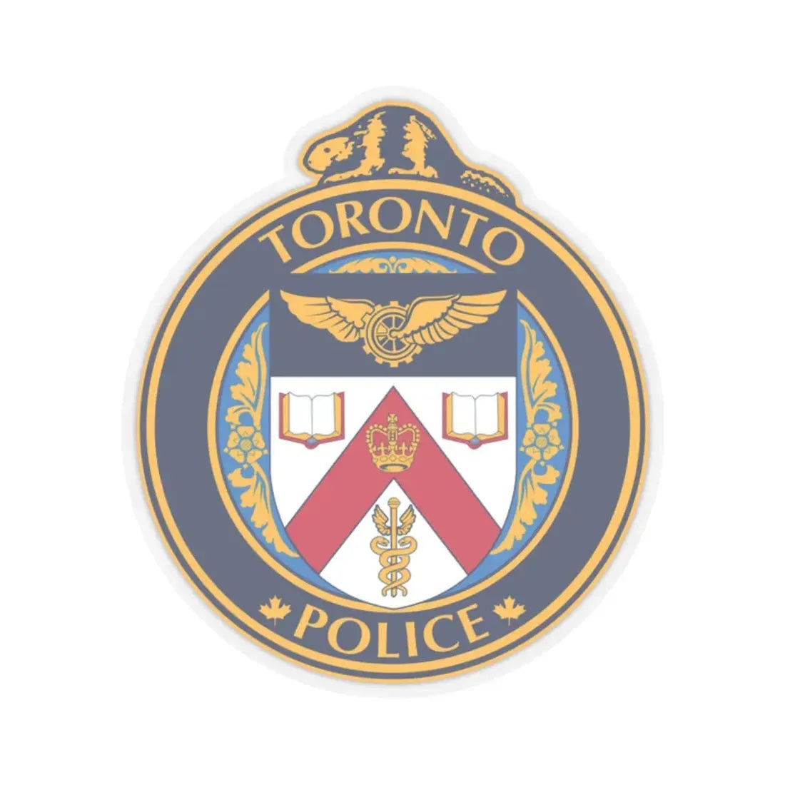 Toronto Police Service - STICKER Vinyl Kiss-Cut Decal 2 Inch Transparent - The Sticker Space