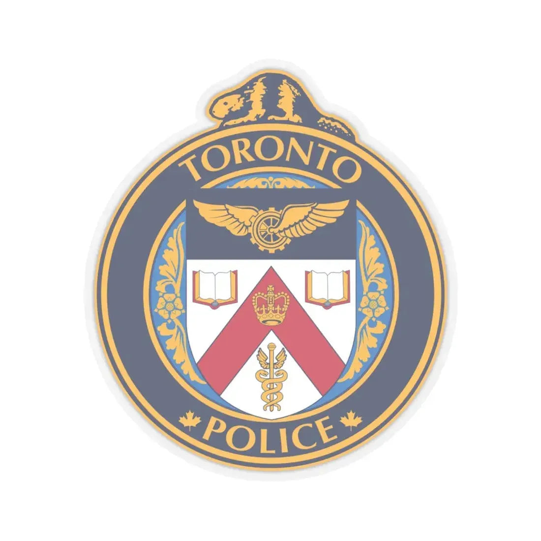 Toronto Police Service - STICKER Vinyl Kiss-Cut Decal 6 Inch Transparent - The Sticker Space
