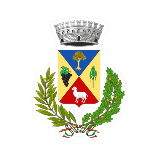 Torregrotta-Stemma (Italy) (Coat of Arms) STICKER Vinyl Kiss-Cut Decal 2 Inch White - The Sticker Space