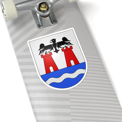 Torricella-Taverne-coat of arms (Switzerland) (Coat of Arms) STICKER Vinyl Kiss-Cut Decal - The Sticker Space