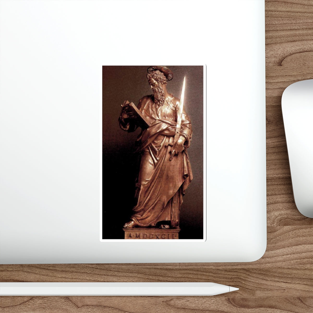 TORRIGIANI, Sebastiano - Saint Paul (Artwork) STICKER Vinyl Die-Cut Decal-The Sticker Space