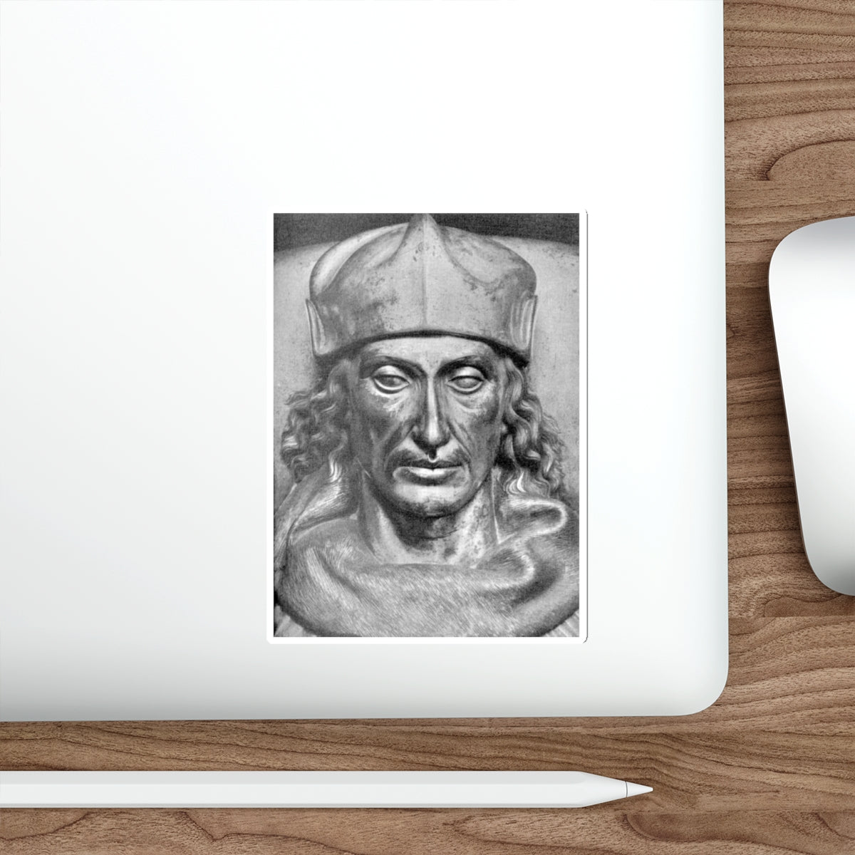 TORRIGIANO, Pietro - Monument to Henry VII (detail) (Artwork) STICKER Vinyl Die-Cut Decal-The Sticker Space