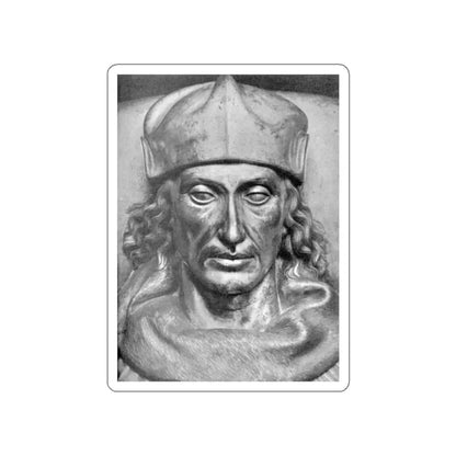 TORRIGIANO, Pietro - Monument to Henry VII (detail) (Artwork) STICKER Vinyl Die-Cut Decal White Die-Cut 2 Inch - The Sticker Space
