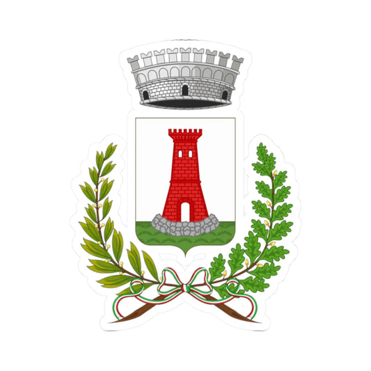 Torrile-Stemma (Italy) (Coat of Arms) STICKER Vinyl Kiss-Cut Decal 2 Inch White - The Sticker Space