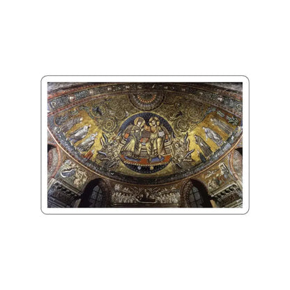 TORRITI, Jacopo - Christ Crowning the Virgin (Artwork) STICKER Vinyl Die-Cut Decal White Die-Cut 3 Inch - The Sticker Space