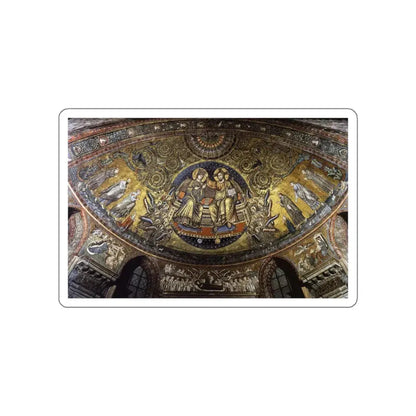 TORRITI, Jacopo - Christ Crowning the Virgin (Artwork) STICKER Vinyl Die-Cut Decal White Die-Cut 6 Inch - The Sticker Space