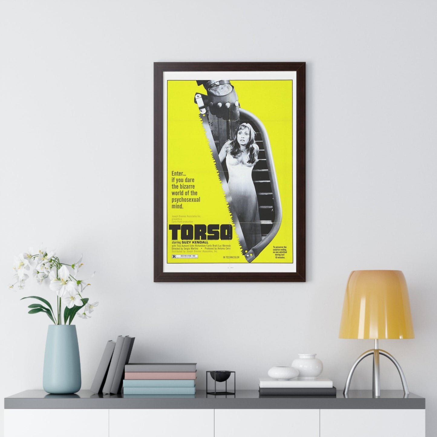 TORSO 1973 - Framed Movie Poster-The Sticker Space