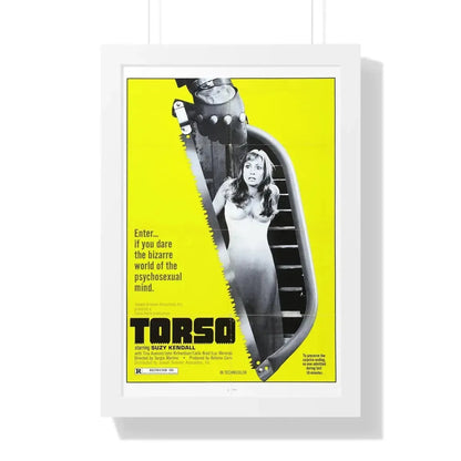 TORSO 1973 - Framed Movie Poster 16″ x 24″ White - The Sticker Space