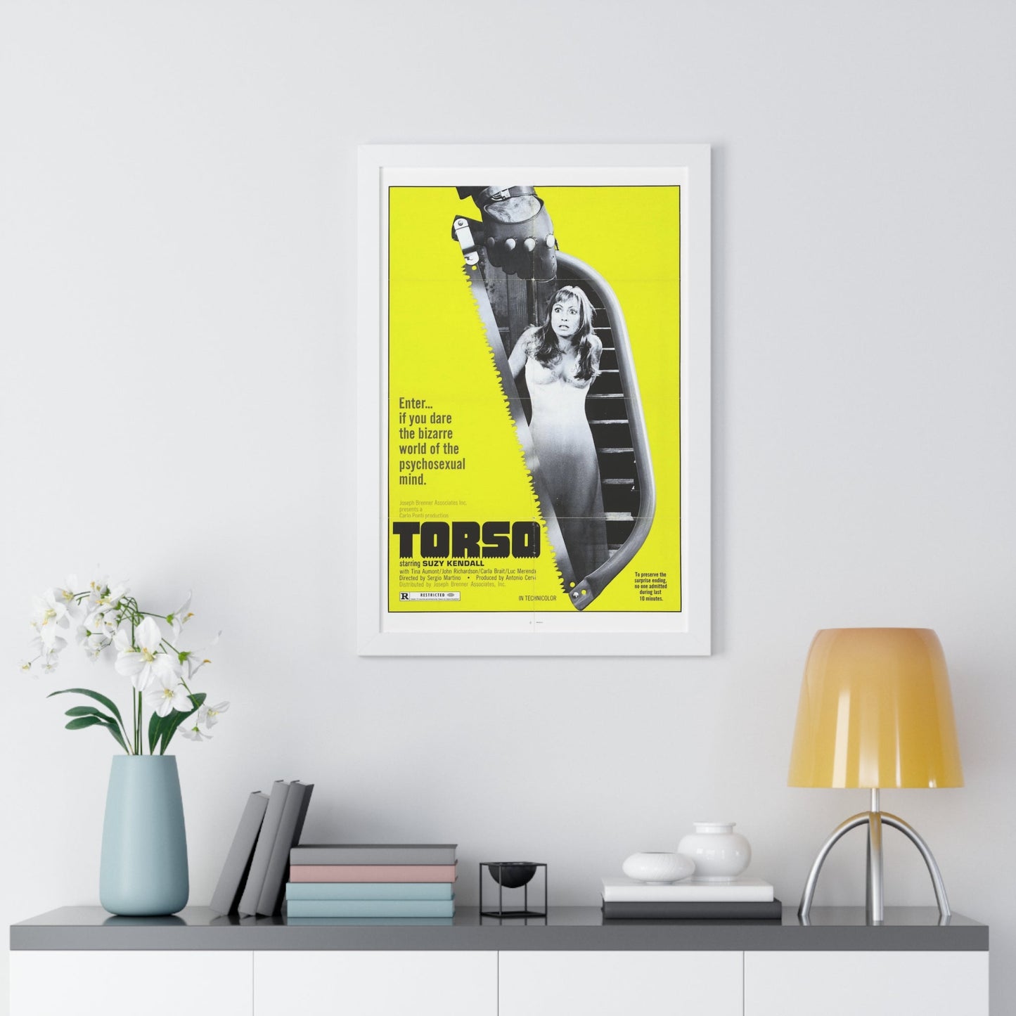 TORSO 1973 - Framed Movie Poster-The Sticker Space