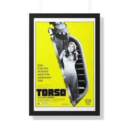TORSO 1973 - Framed Movie Poster 20" x 30" Black - The Sticker Space