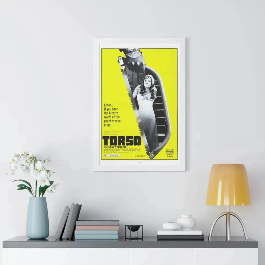 TORSO 1973 - Framed Movie Poster - The Sticker Space