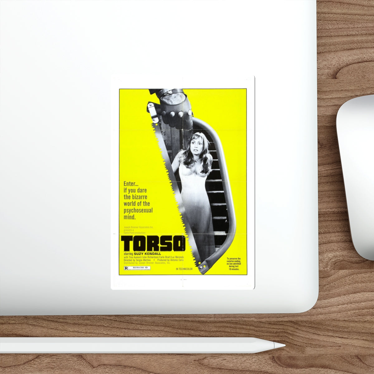 TORSO 1973 Movie Poster STICKER Vinyl Die-Cut Decal-The Sticker Space