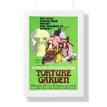 TORTURE GARDEN 1967 - Framed Movie Poster 16″ x 24″ White - The Sticker Space