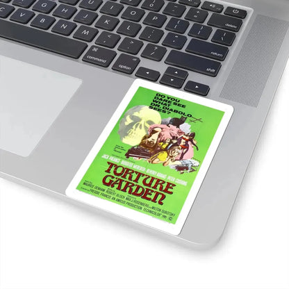 TORTURE GARDEN 1967 Movie Poster - STICKER Vinyl Kiss-Cut Decal - The Sticker Space