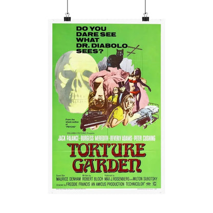 TORTURE GARDEN 1967 - Paper Movie Poster 12″ x 18″ Matte - The Sticker Space