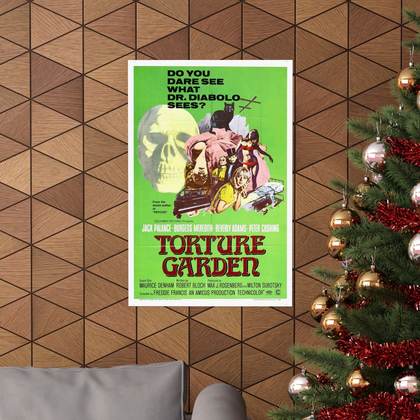 TORTURE GARDEN 1967 - Paper Movie Poster-The Sticker Space