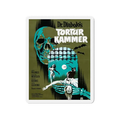 TORTURE GARDEN (2) 1967 Movie Poster - Refrigerator Magnet 2 Inch - The Sticker Space