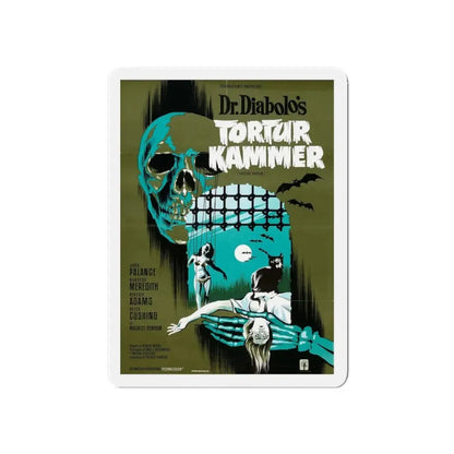 TORTURE GARDEN (2) 1967 Movie Poster - Refrigerator Magnet 5 Inch - The Sticker Space