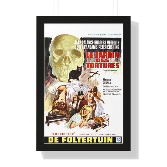 TORTURE GARDEN (BELGIAN) 1967 - Framed Movie Poster-16″ x 24″-The Sticker Space