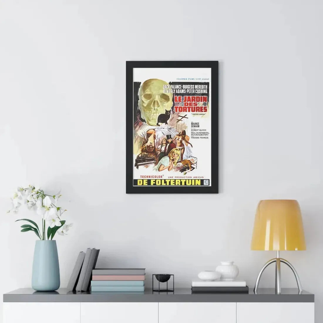 TORTURE GARDEN (BELGIAN) 1967 - Framed Movie Poster - The Sticker Space