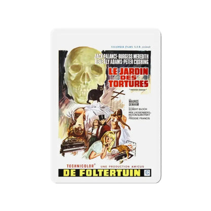TORTURE GARDEN (BELGIAN) 1967 Movie Poster - Refrigerator Magnet 2 Inch - The Sticker Space