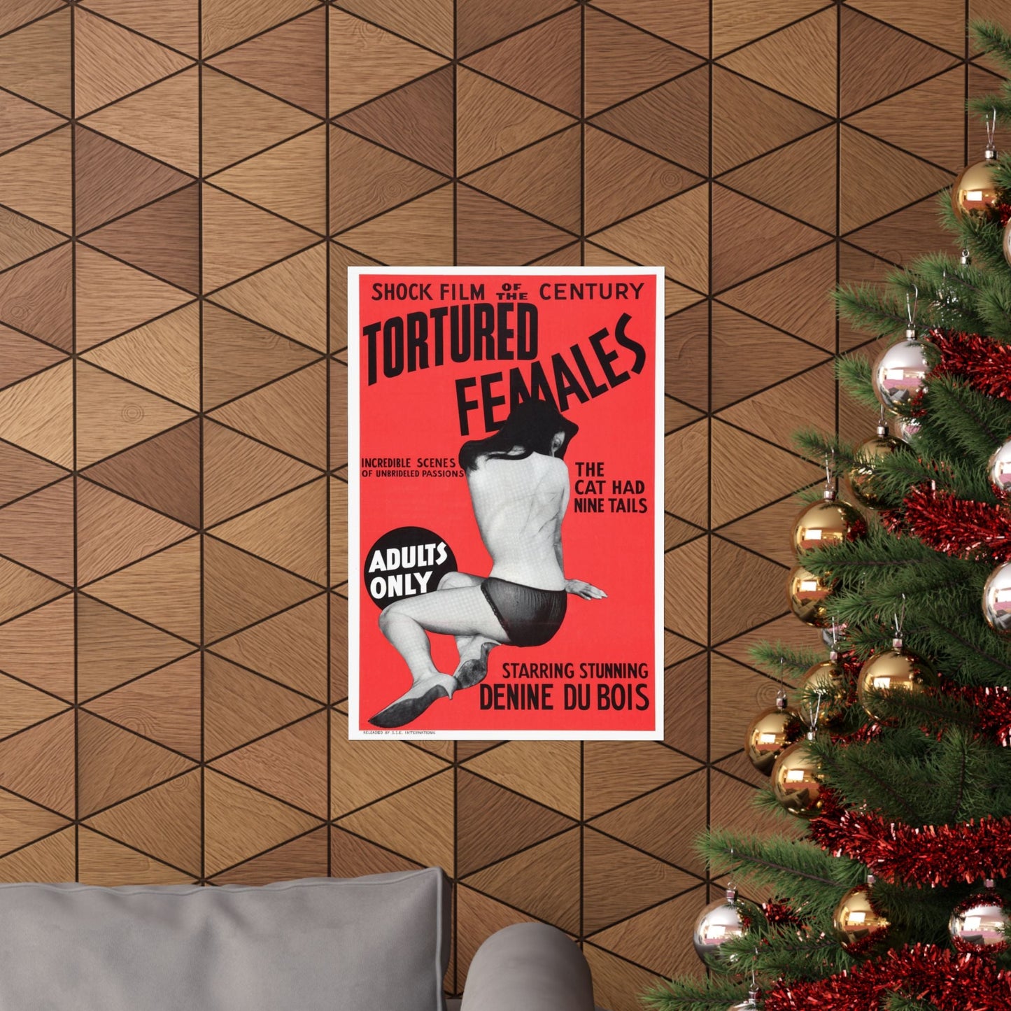 TORTURED FEMALES 1965 - Paper Movie Poster-The Sticker Space