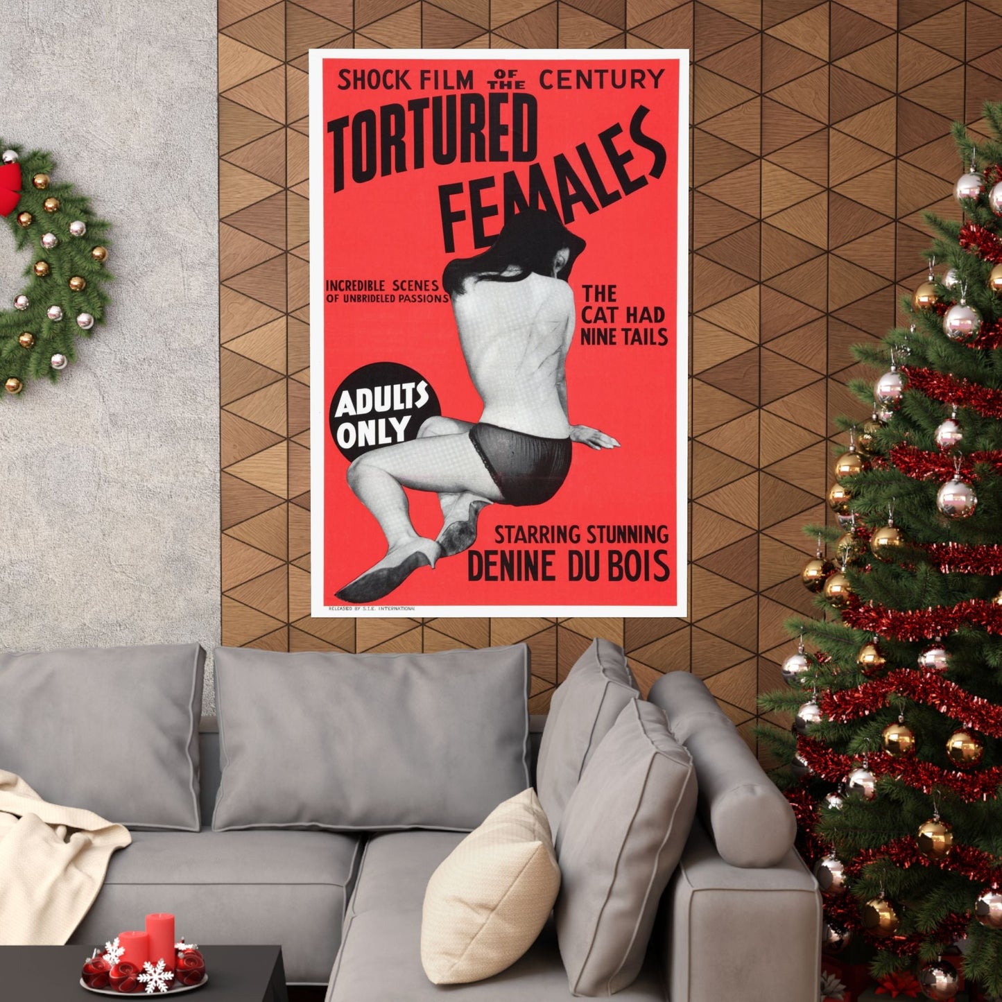 TORTURED FEMALES 1965 - Paper Movie Poster-The Sticker Space