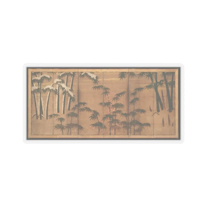 Tosa Mitsunobu - Bamboo in the Four Seasons - late 15th–early 16th century v2 - STICKER Vinyl Kiss-Cut Decal