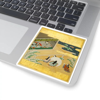 Tosa Mitsusada - The Tale of Genji (Genji Monogatari) - 17th century v1 - STICKER Vinyl Kiss-Cut Decal