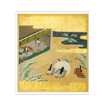 Tosa Mitsusada - The Tale of Genji (Genji Monogatari) - 17th century v1 - STICKER Vinyl Kiss-Cut Decal