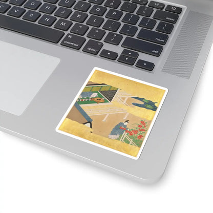 Tosa Mitsusada - The Tale of Genji (Genji Monogatari) - 17th century v13 - STICKER Vinyl Kiss-Cut Decal