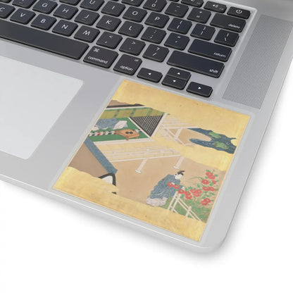 Tosa Mitsusada - The Tale of Genji (Genji Monogatari) - 17th century v13 - STICKER Vinyl Kiss-Cut Decal