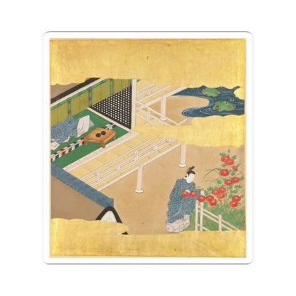 Tosa Mitsusada - The Tale of Genji (Genji Monogatari) - 17th century v13 - STICKER Vinyl Kiss-Cut Decal