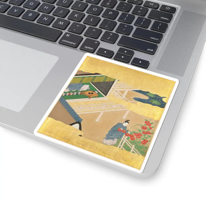 Tosa Mitsusada - The Tale of Genji (Genji Monogatari) - 17th century v13 - STICKER Vinyl Kiss-Cut Decal