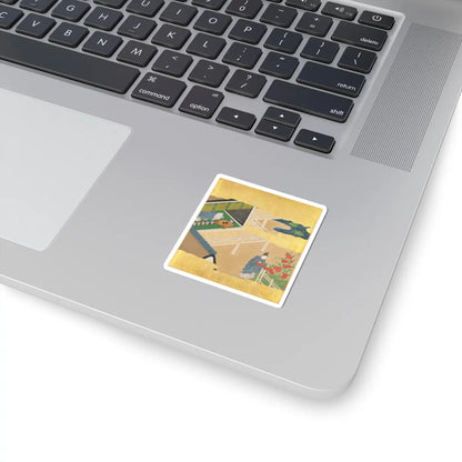 Tosa Mitsusada - The Tale of Genji (Genji Monogatari) - 17th century v13 - STICKER Vinyl Kiss-Cut Decal
